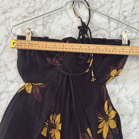 Free People Sunflower Maxi Dress Sz M - Picture 13 of 13